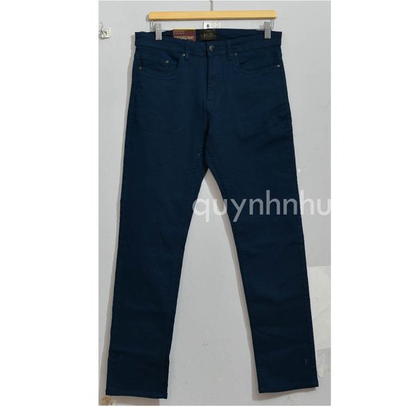 Jachs New York Men's Straight Fit Stretch Pant in blue navy - Picture 2 of 6